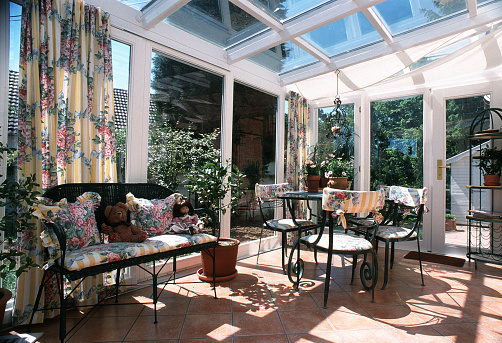 Beautifully furnished conservatory