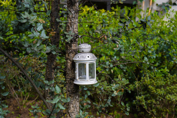 istock Candle Holder in a garden 975085952