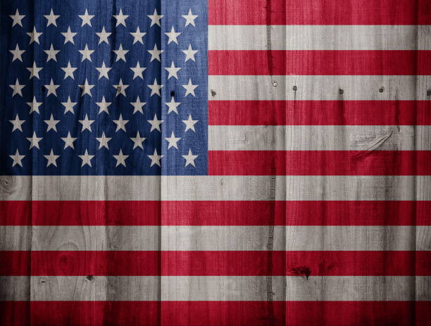 istock Full Frame Shot Of American Flag 975105302