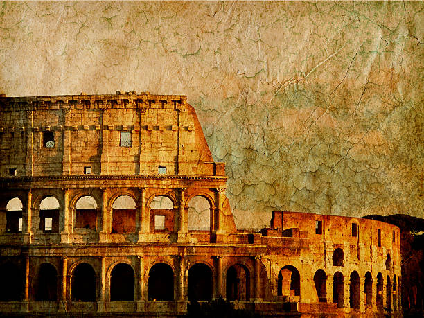 istock Colosseum - Vintage Rome 97510649