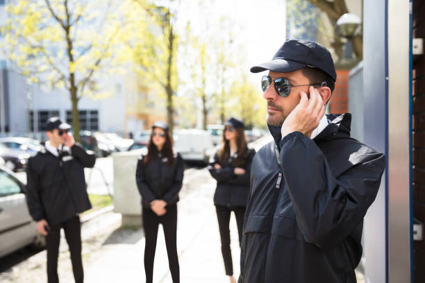 istock Close-up Of A Young Male Security Guard 975118160