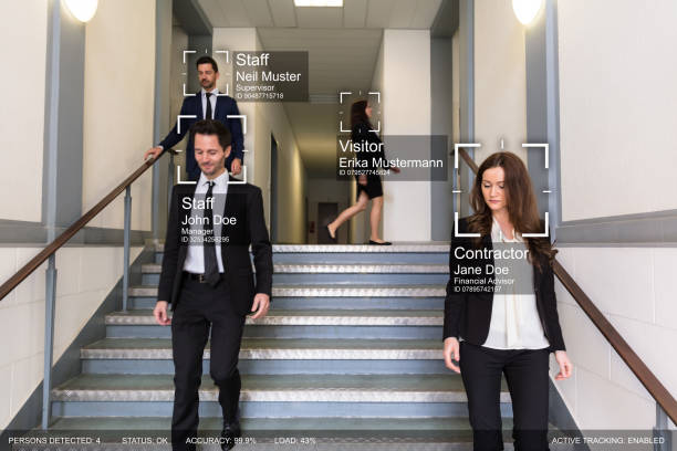 istock Group Of Businesspeople Identified By AI System 975123018