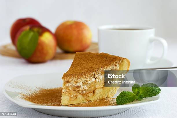 Cheesecake Stock Photo - Download Image Now - Apple - Fruit, Cake, Baked Pastry Item