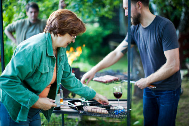 istock Russian family outdoors for barbecue 975166368