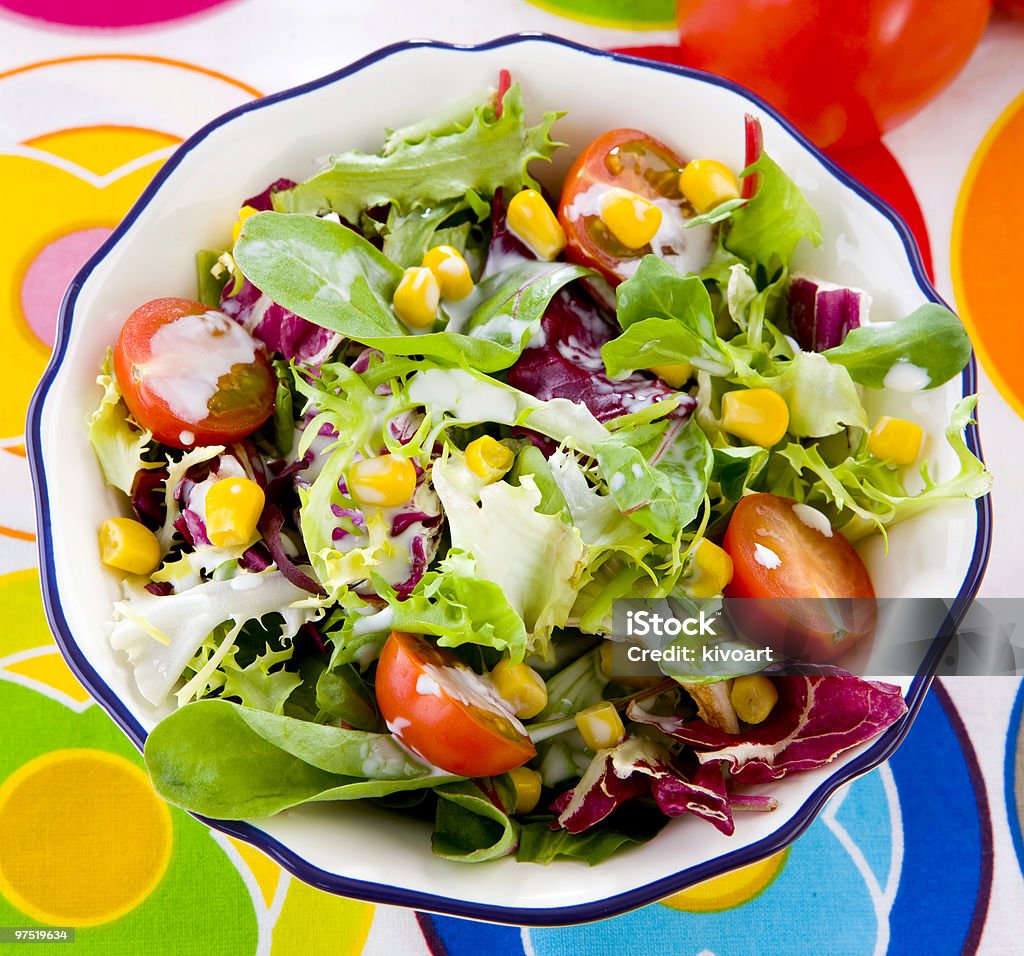 Variação Salada primavera - Foto de stock de Alface royalty-free