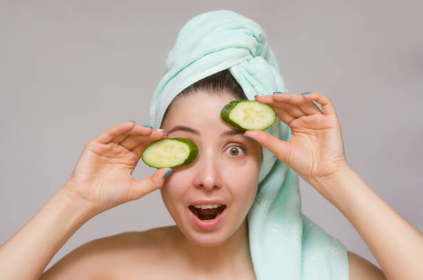 istock Women face skin care treatment concept. 975197330