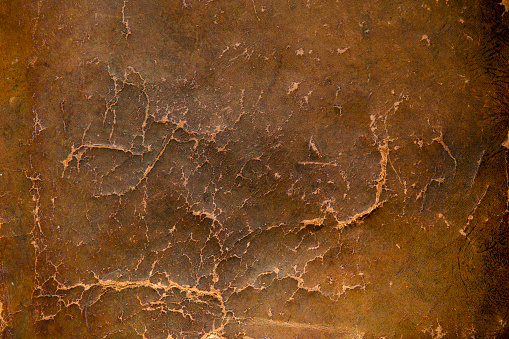Vintage distressed brown leather texture background