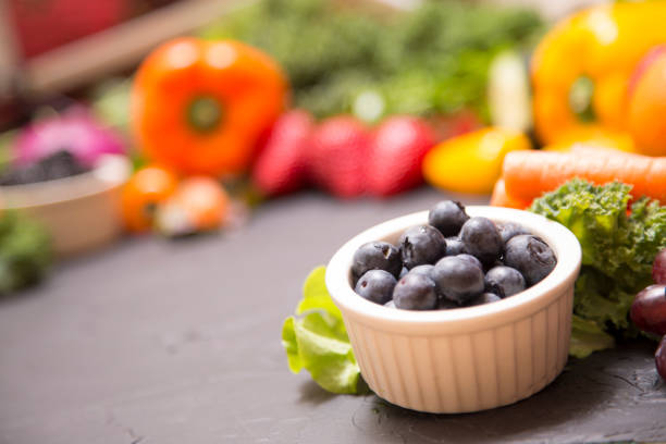 istock Healthy fruits and vegetables. 975205978