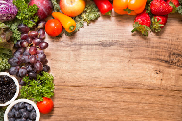 istock Healthy fruits and vegetables. 975208256