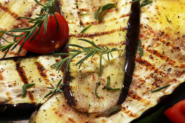 istock grilled eggplants seasoned with olive oil, garlic and mint 975210082