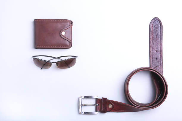 Mens Accessories For Business And Rekreation A Professional Studio  Photograph Of Mens Business Accessories Top View Composition Stock Photo -  Download Image Now - iStock