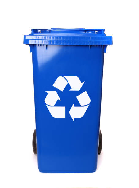 istock Recycling isolated bins on white background 975274492