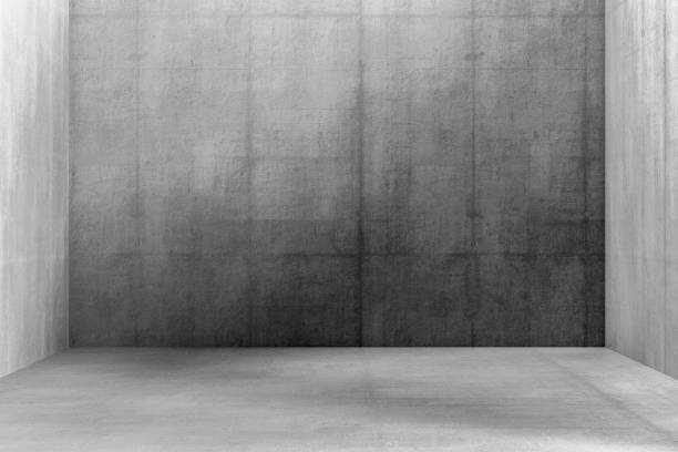 Small empty concrete room Small empty concrete room. concrete wall stock pictures, royalty-free photos & images