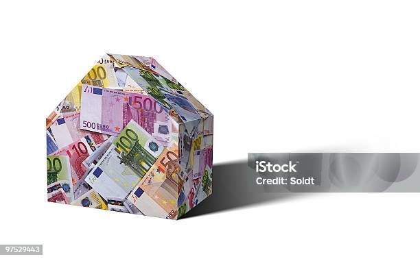 Moneyhouse Euro Bills Stock Photo - Download Image Now - Currency, Landlord, European Union Currency