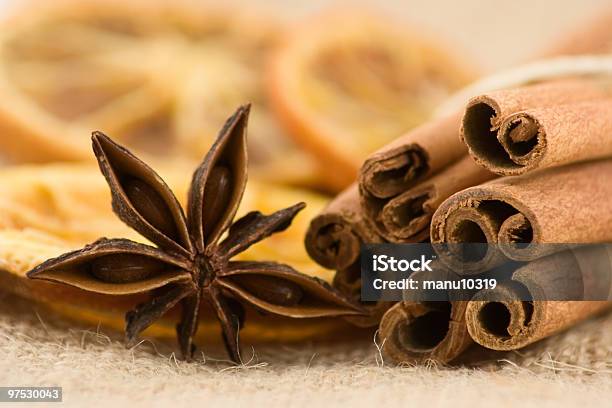 Foto de Com Canela E Anis e mais fotos de stock de Calor - Calor, Canela, Casca de Árvore