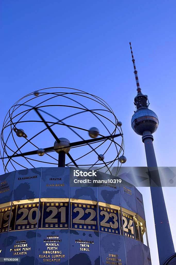 Tour télé de Berlin - Photo de Alexanderplatz libre de droits