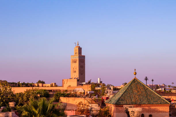 istock Marrakesh Koutoubia Mosque Morning Sunrise in  Morocco 975306210
