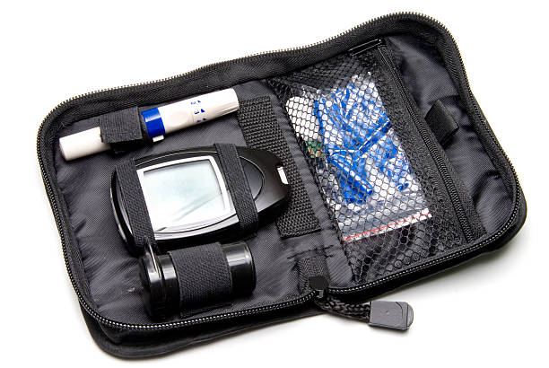 Diabetes Kit stock photo