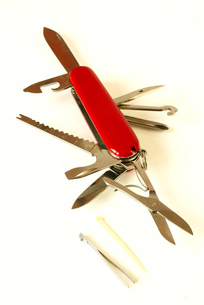 istock Swiss army style knife 97532714