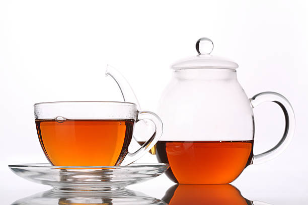 istock Cup of Tea and Glass Pot 97543029