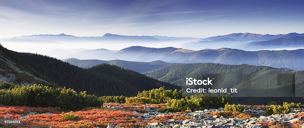mountain Herbst - Lizenzfrei Rot Stock-Foto