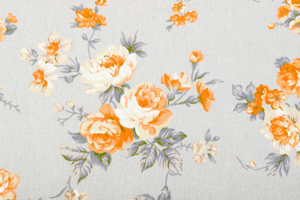 istock vintage style of tapestry flowers fabric pattern background 975455940