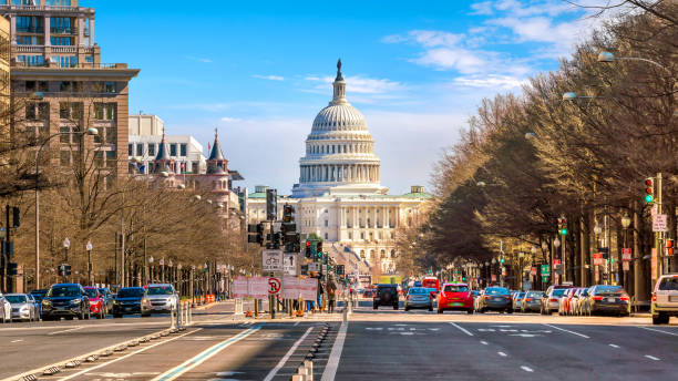The United States Capitol building DC stock photo