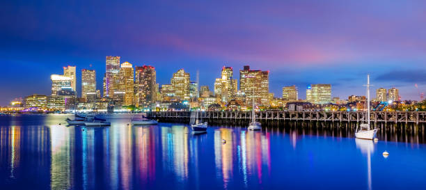 istock Panorama view of Boston skyline 975466766