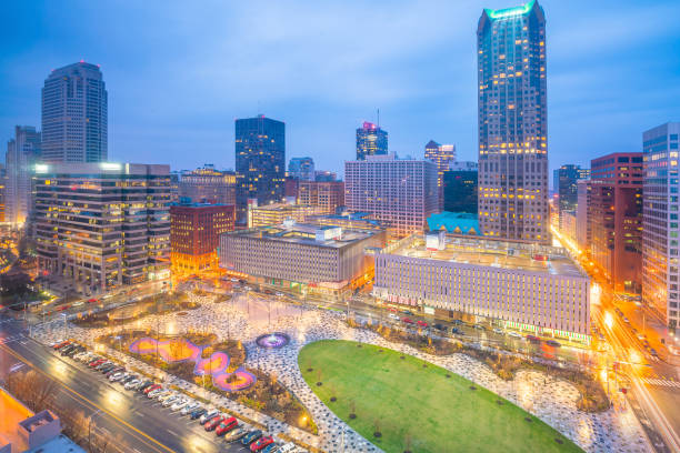 istock St. Louis downtown skyline at twilight 975467026