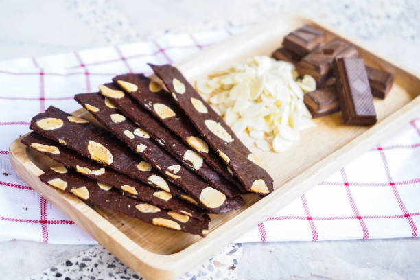 istock crispy brownie with chocolate and almond 975468116