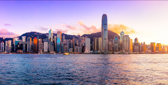 Hong Kong, China - East Asia, Victoria Harbour - Hong Kong,  Skyscraper