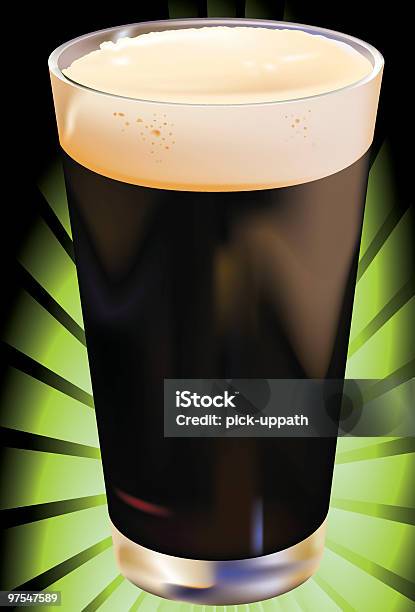 Dark Beer — стоковая векторная графика и другие изображения на тему Без людей - Без людей, Векторная графика, Горький эль