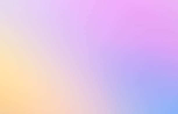 Multicolored Abstract blurred gradient mesh background in bright rainbow. Colorful Hologram fairy magic  backdrop in pastel colors