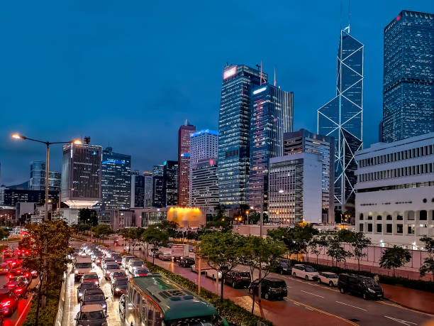 istock Hong Kong cityscape at night 975512486