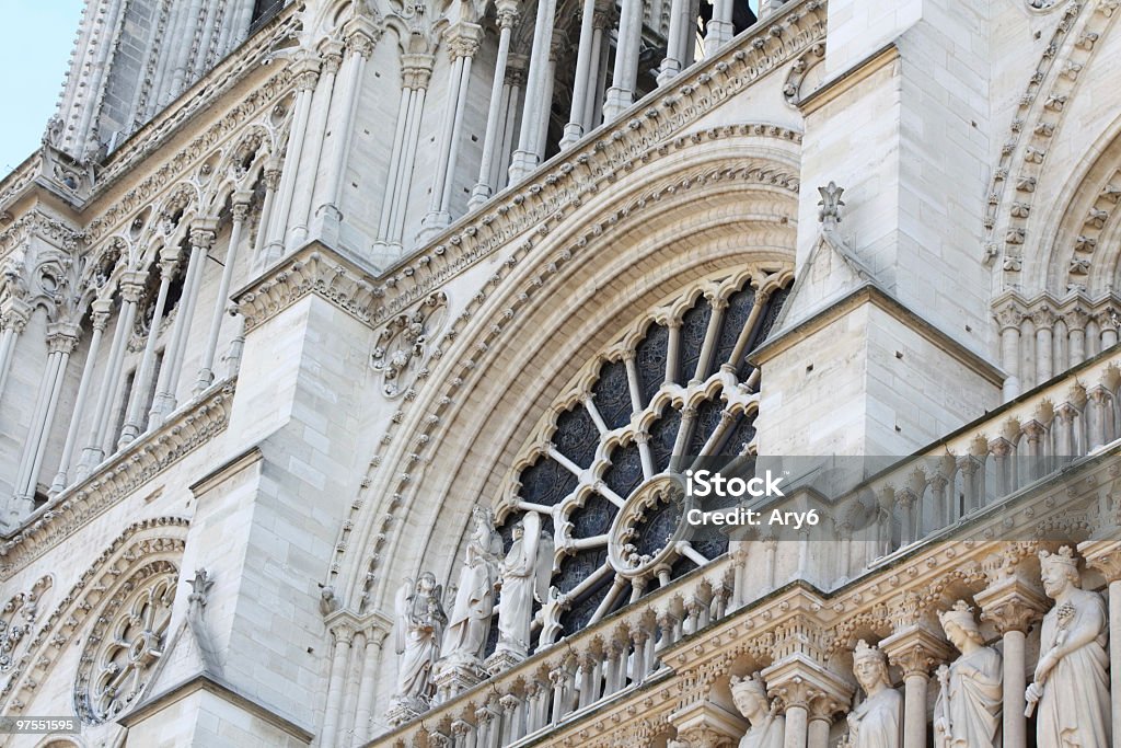 Notre Dame de Paris - Foto stock royalty-free di Architettura