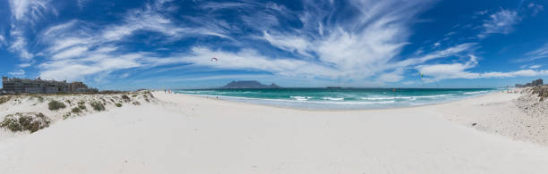 istock Panorama of Table Mountain with blue sky 975521766