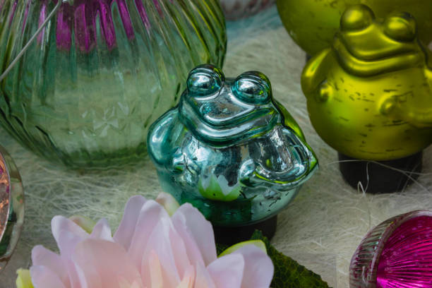 istock lotus and frog garden decoration 975578696