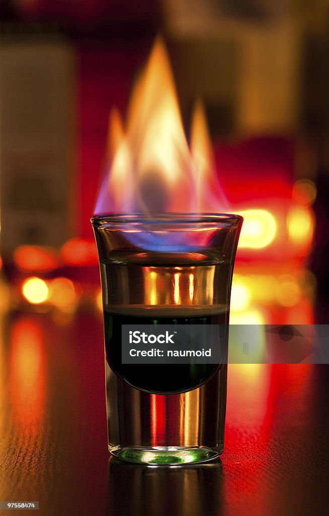 Flaming cocktail - Photo de Alcool libre de droits