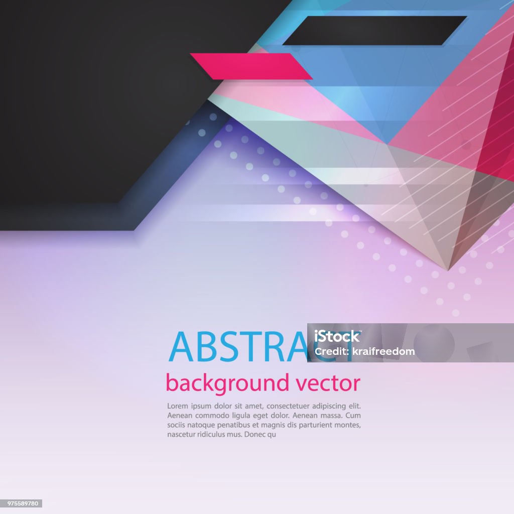 Abstract Design Ppt Vector Of Abstract Geometric Pattern And Background For Your ...