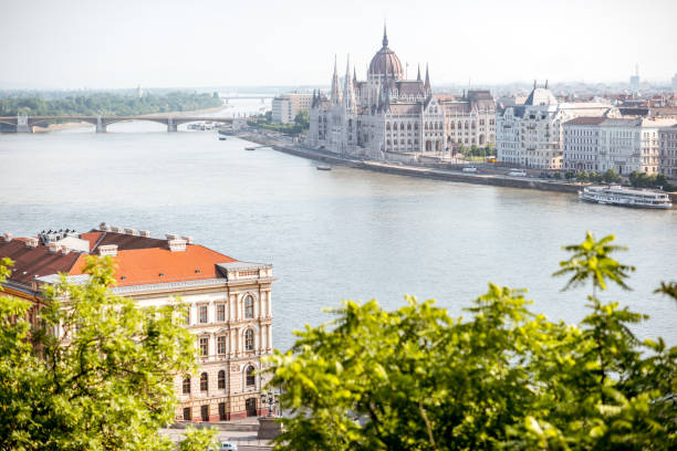 istock Landscape view on Budapest city 975611630