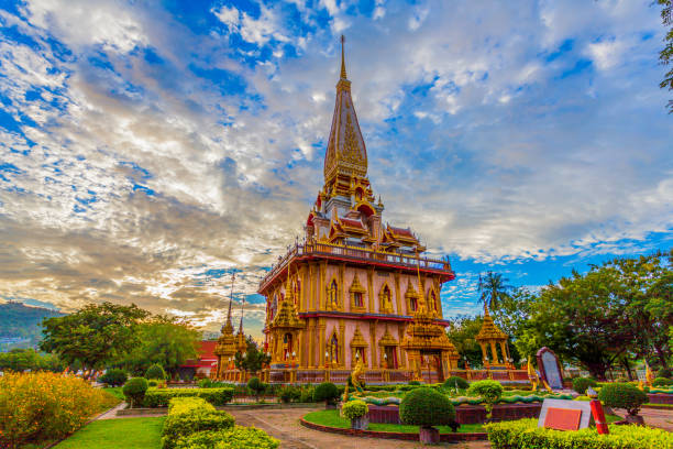 istock beautiful pagoda in Chalong temple 975612146