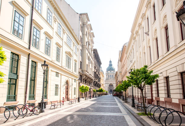 istock Central street in Budapest 975612374