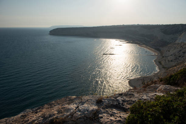 istock Sunset in sea lagoon 975618858