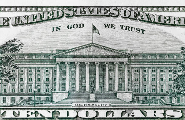 istock Closeup of 10 dollar bill 975618926