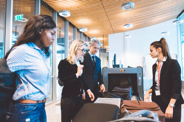 istock Control point at the airport 975623438