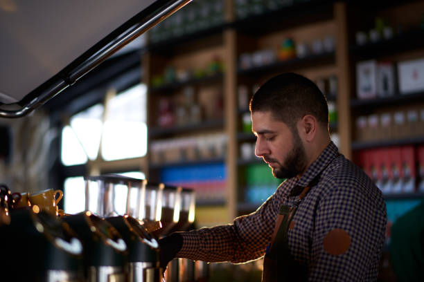 Barista in coffee shop
