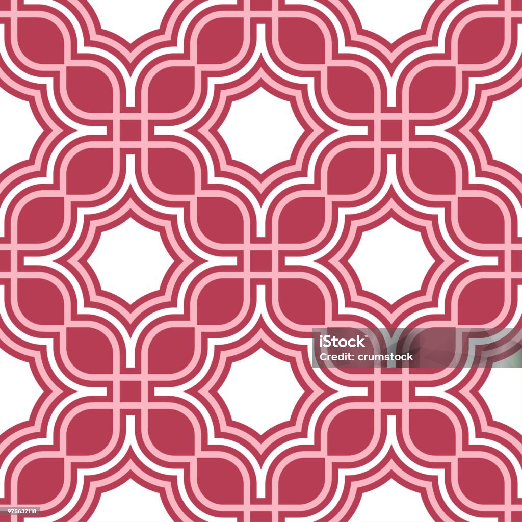 Red Seem Less Pattern Geometric Red Seamless Pattern Colored Background Stock Illustration ...