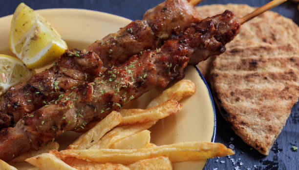 istock Grilled meat skewers 975637770