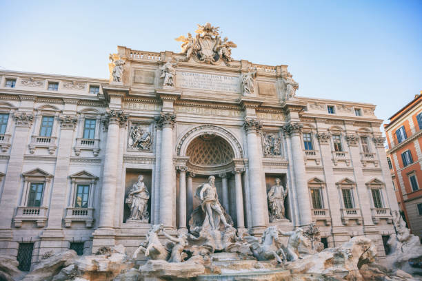 istock Rome, Italy - Trevi fountain (Fontana di Trevi) 975648782