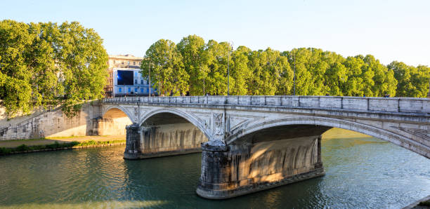 istock Bridge over Tiber river. Rome, Italy 975652724